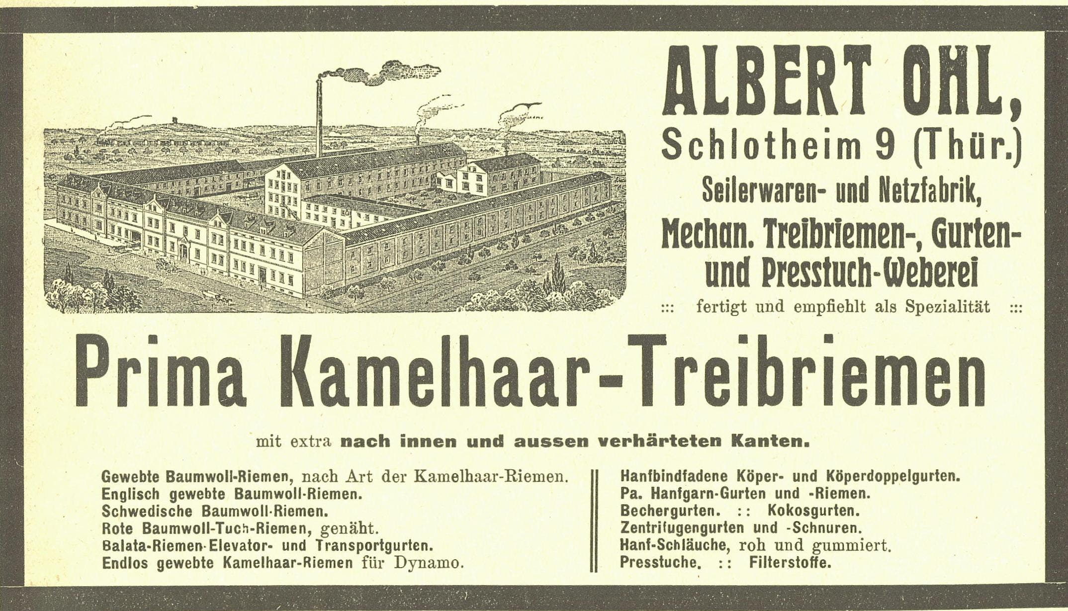 Anzeige aus TH 1911