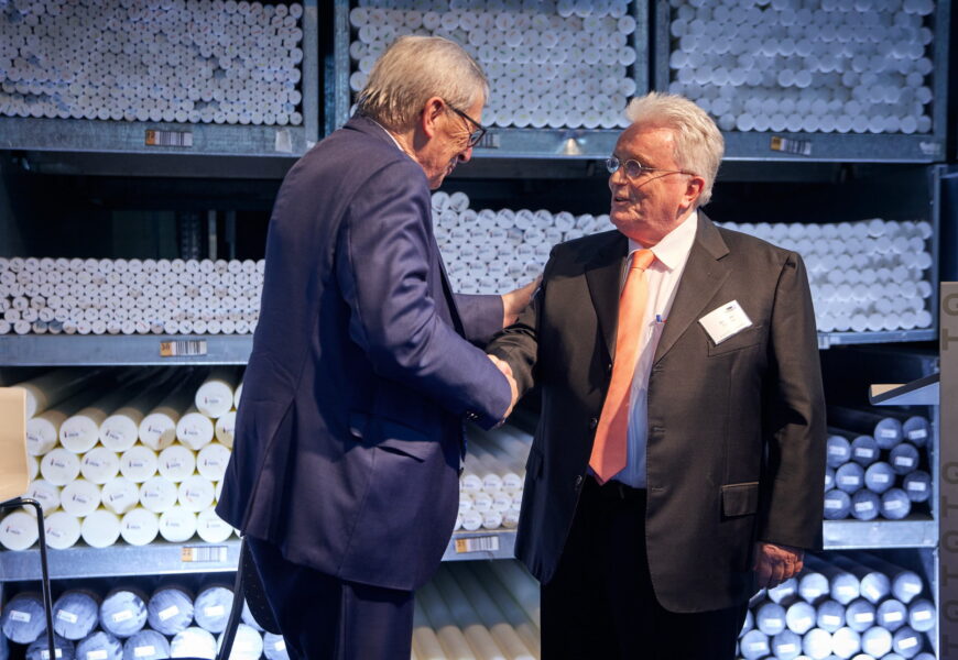 Jean-Claude Juncker und Helmut Gehr